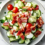 Crunchy Cucumber Salad with Bacon for Summer BBQ Bliss 3 Crunchy Cucumber Salad with Bacon