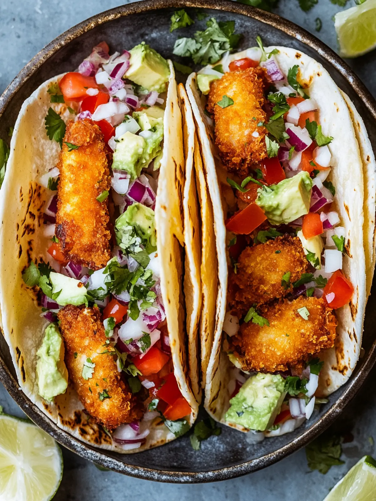 Crispy Fish Tacos: Quick & Flavorful Weeknight Delight 2 Crispy Fish Tacos