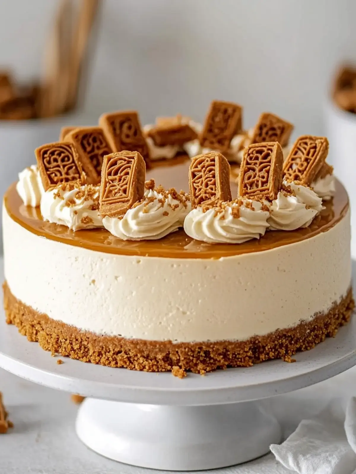 Irresistible No-Bake Lotus Biscoff Cheesecake to Savor 2 Lotus Biscoff Cheesecake