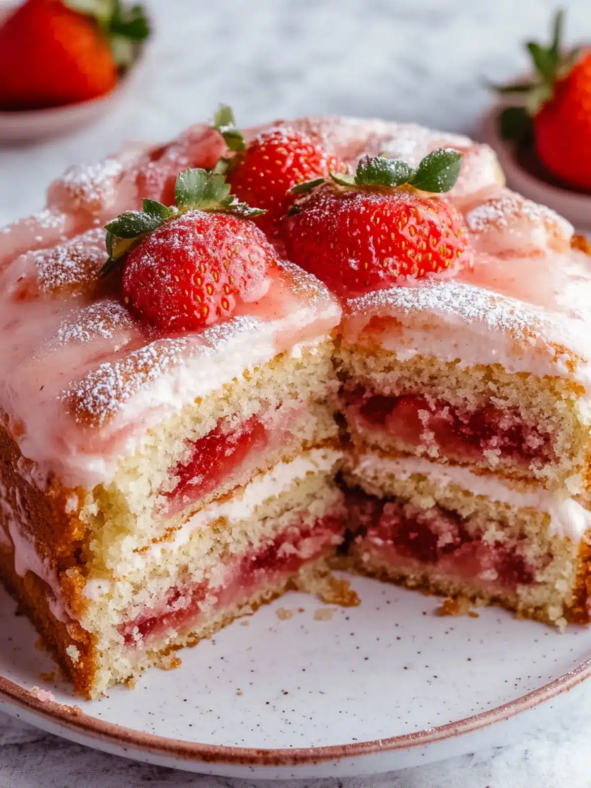 Delicious Strawberry Honeybun Cake for Easy Baking Bliss 5 Strawberry Honeybun Cake