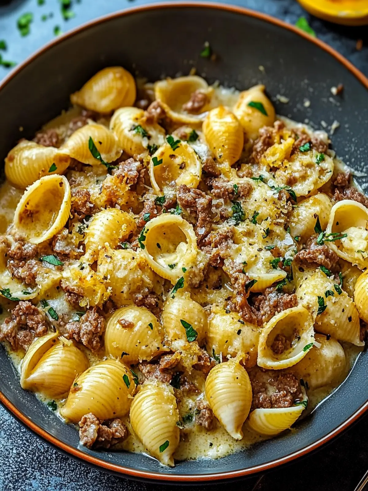 Creamy Beef and Shells: Your Go-To Cozy Weeknight Dinner 3 Creamy Beef and Shells