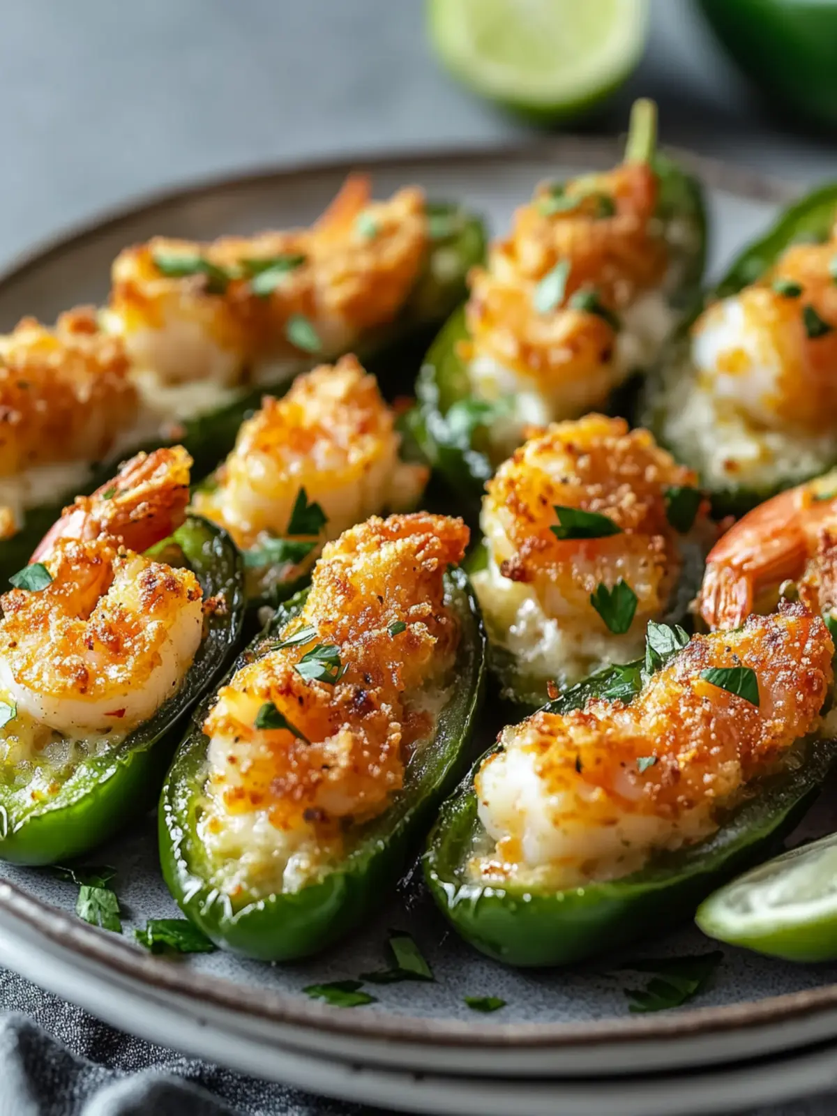 Spice Up Your Parties with Shrimp Stuffed Jalapeño Poppers 3 Shrimp Stuffed Jalapeño Poppers