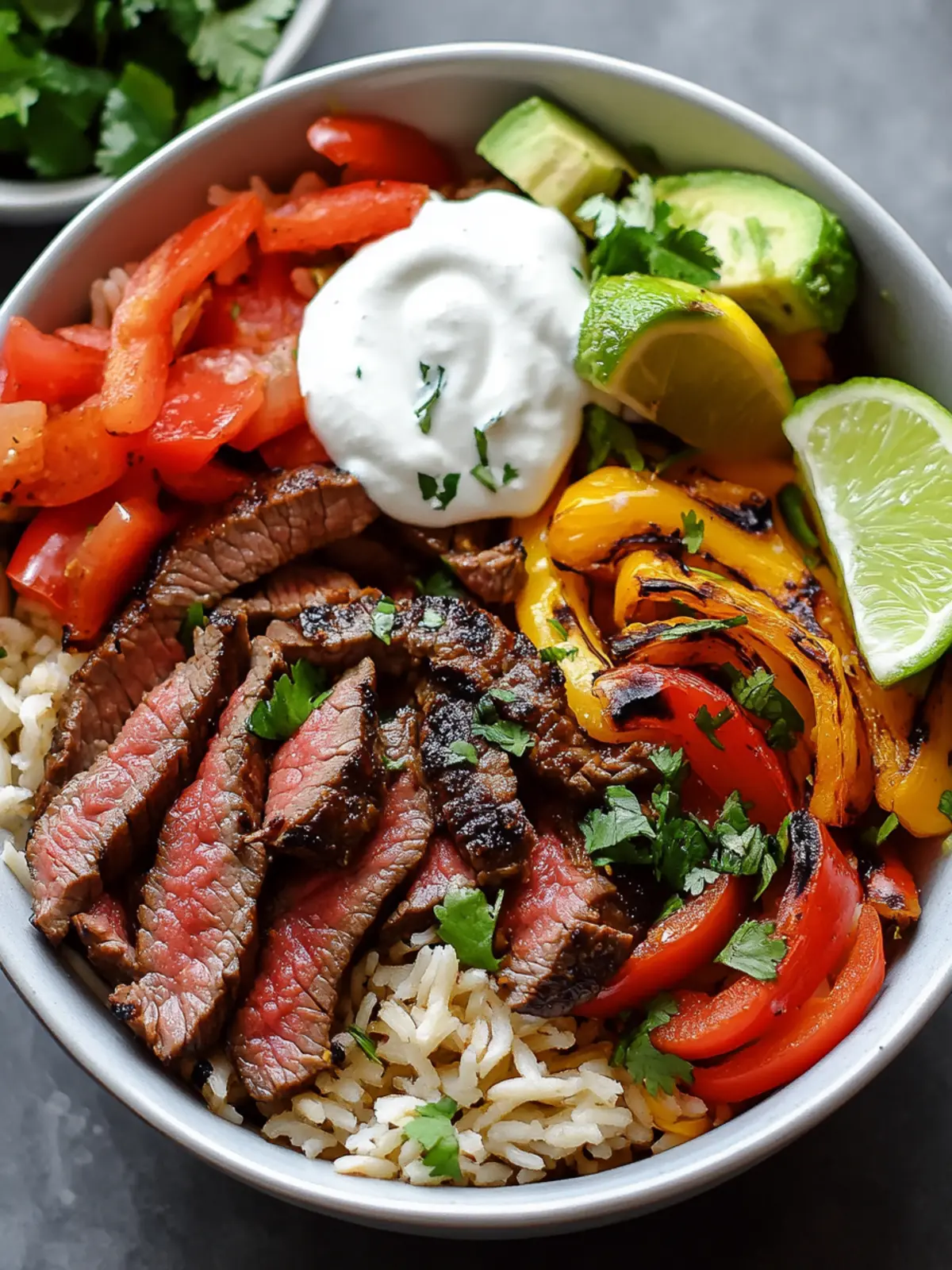 Steak Fajita Power Bowls: A Flavorful Meal Prep Favorite 2 Steak Fajita Power Bowls