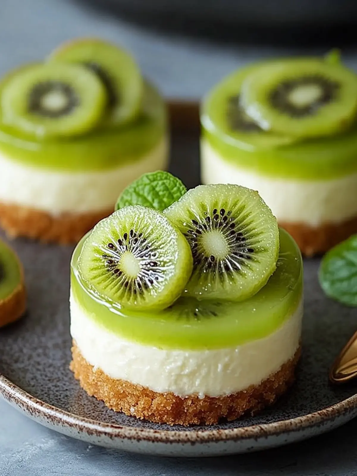 Mini Kiwi Cheesecake: A Zesty Delight You Can’t Resist 3 Mini Kiwi Cheesecake