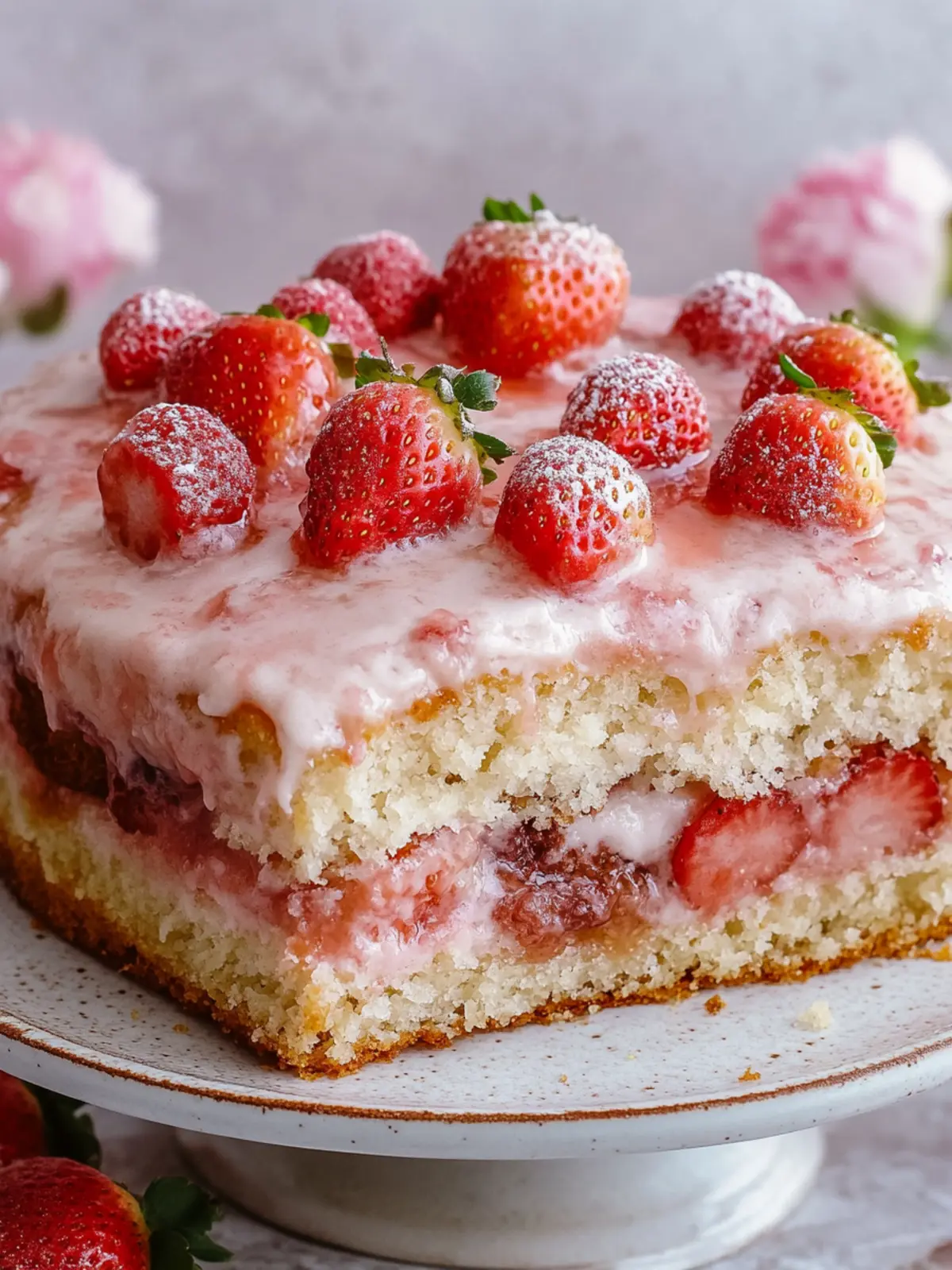 Delicious Strawberry Honeybun Cake for Easy Baking Bliss 2 Strawberry Honeybun Cake