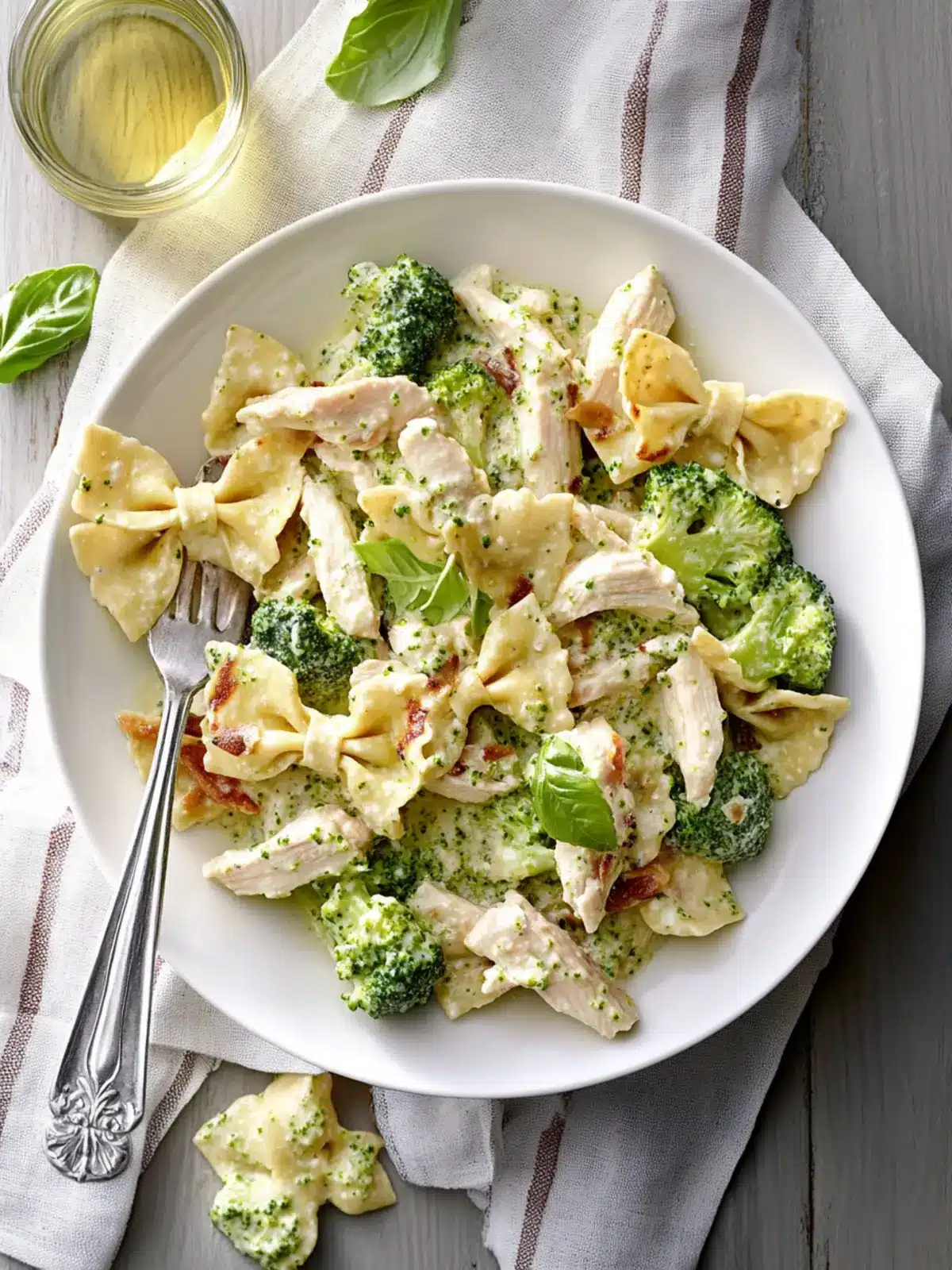 Creamy Chicken-and-Broccoli Pesto Bow Ties for Easy Comfort Food 5 Creamy Chicken-and-Broccoli Pesto Bow Ties