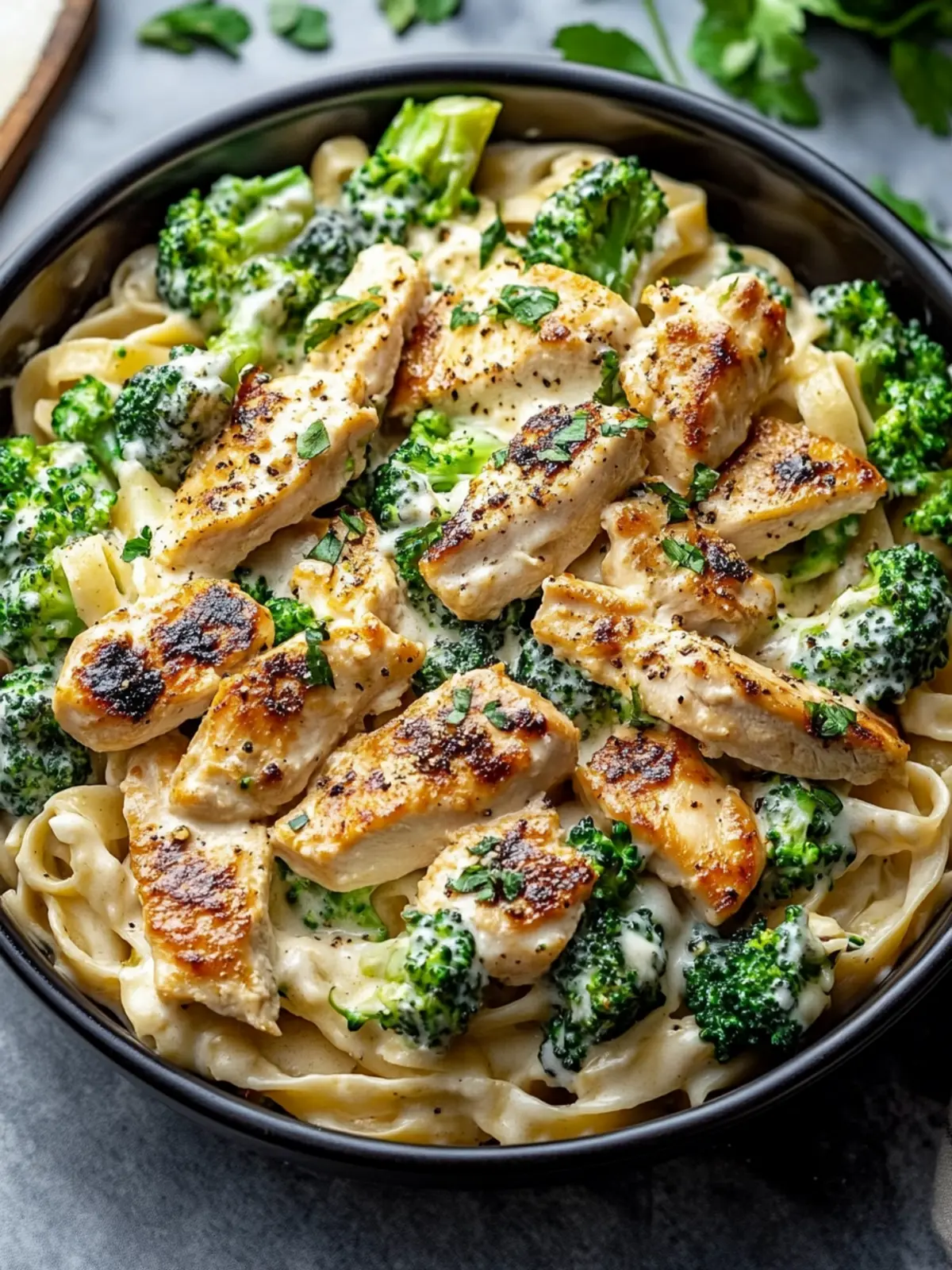 Creamy Chicken Broccoli Alfredo That's a Family Favorite 5 Chicken Broccoli Alfredo