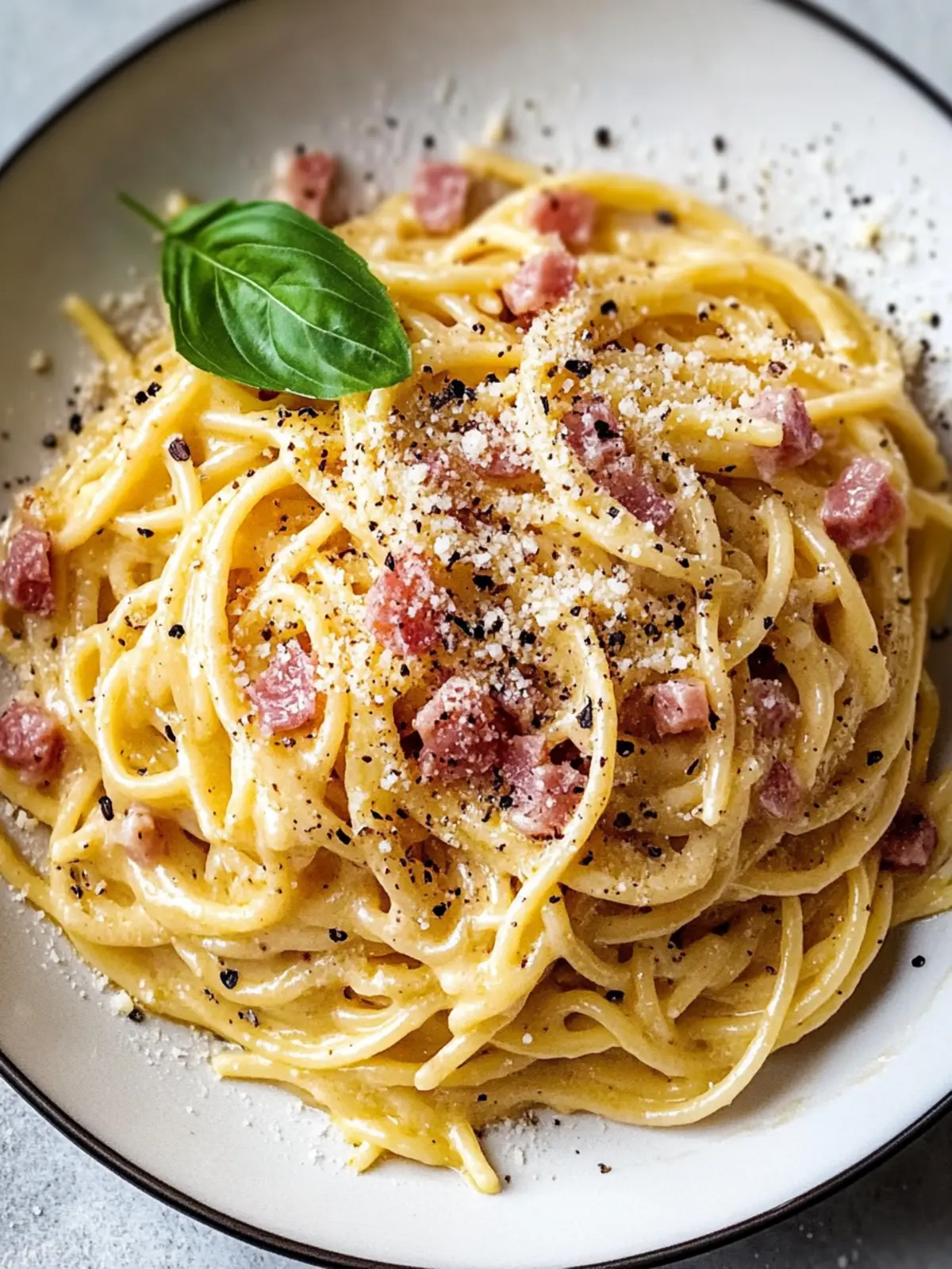 Classic Italian Carbonara: Creamy Comfort in Every Bite 2 Classic Italian Carbonara