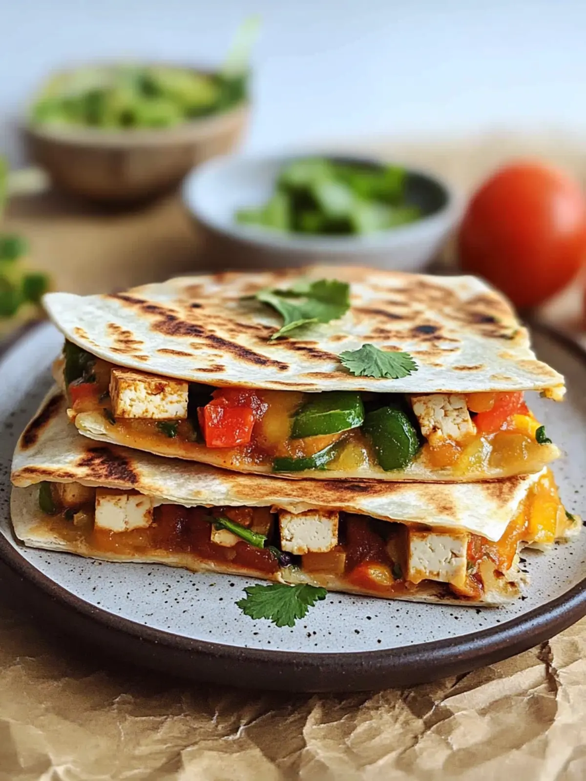 Savory Tofu Quesadilla: Quick, Delicious, and Vegan-friendly 4 Tofu Quesadilla