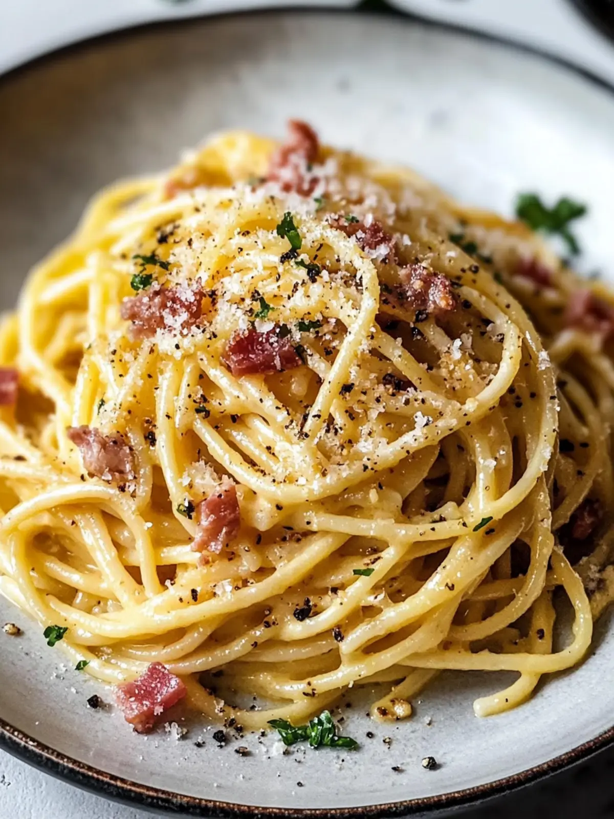 Classic Italian Carbonara: Creamy Comfort in Every Bite 3 Classic Italian Carbonara