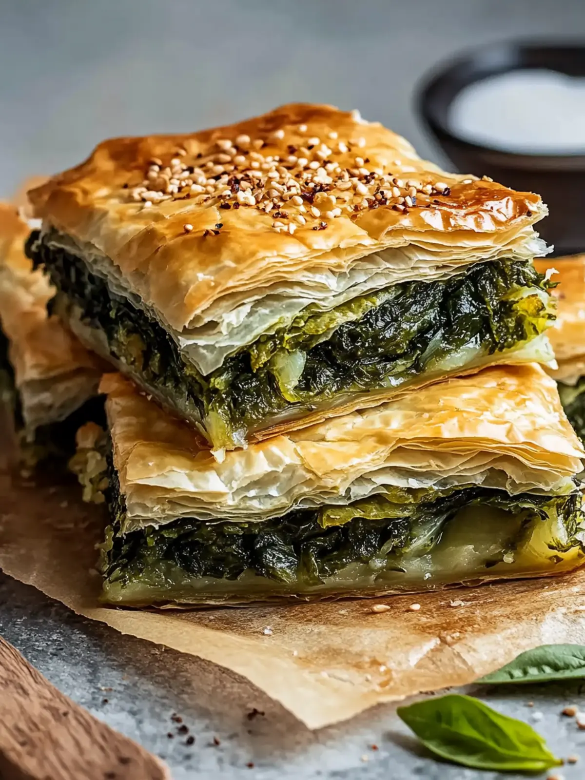 Delicious Greek Spanakopita: Crispy, Creamy, and Gluten-Free! 4 Greek Spanakopita