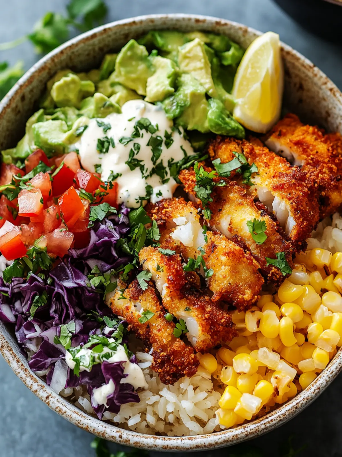 Delicious Crispy Fish Taco Bowls for Easy Weeknight Dinners 4 Crispy Fish Taco Bowls