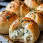 Savory Stuffed Garlic Cream Cheese Rolls for Quick Appetizers 6 Stuffed Garlic Cream Cheese Rolls