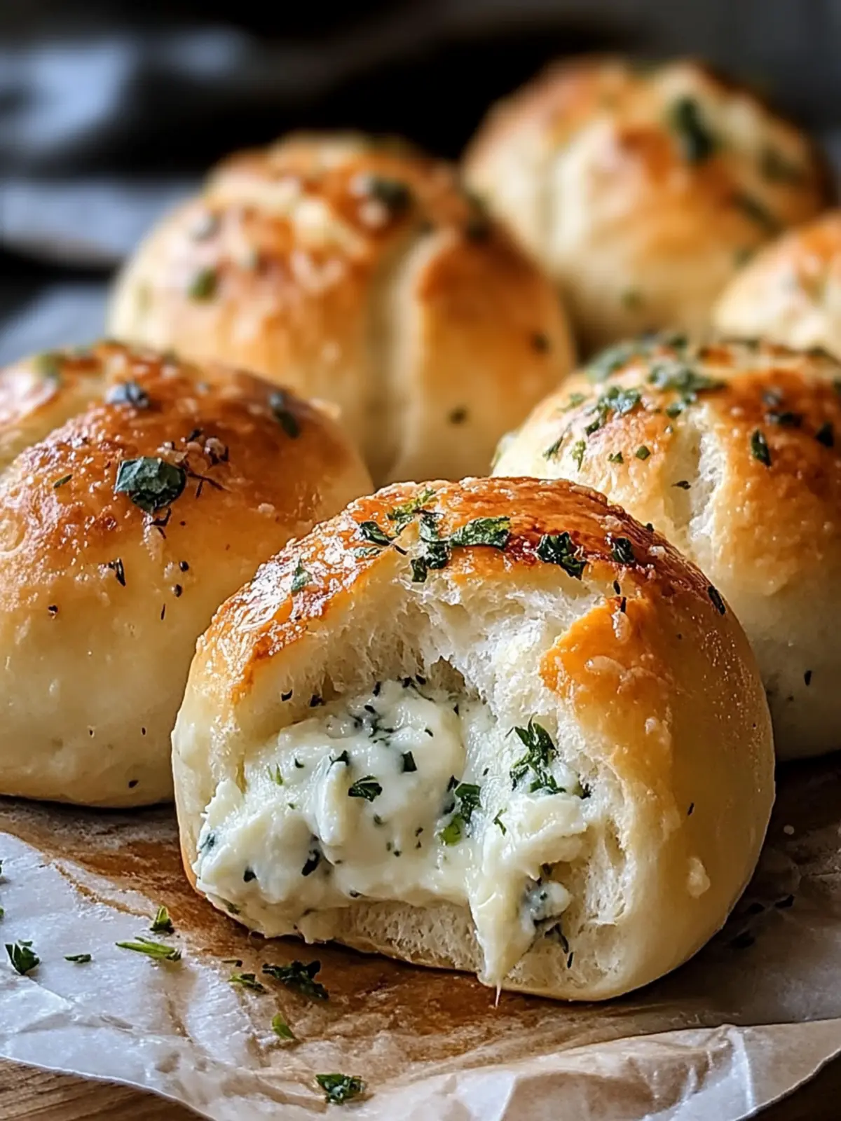 Savory Stuffed Garlic Cream Cheese Rolls for Quick Appetizers 5 Stuffed Garlic Cream Cheese Rolls