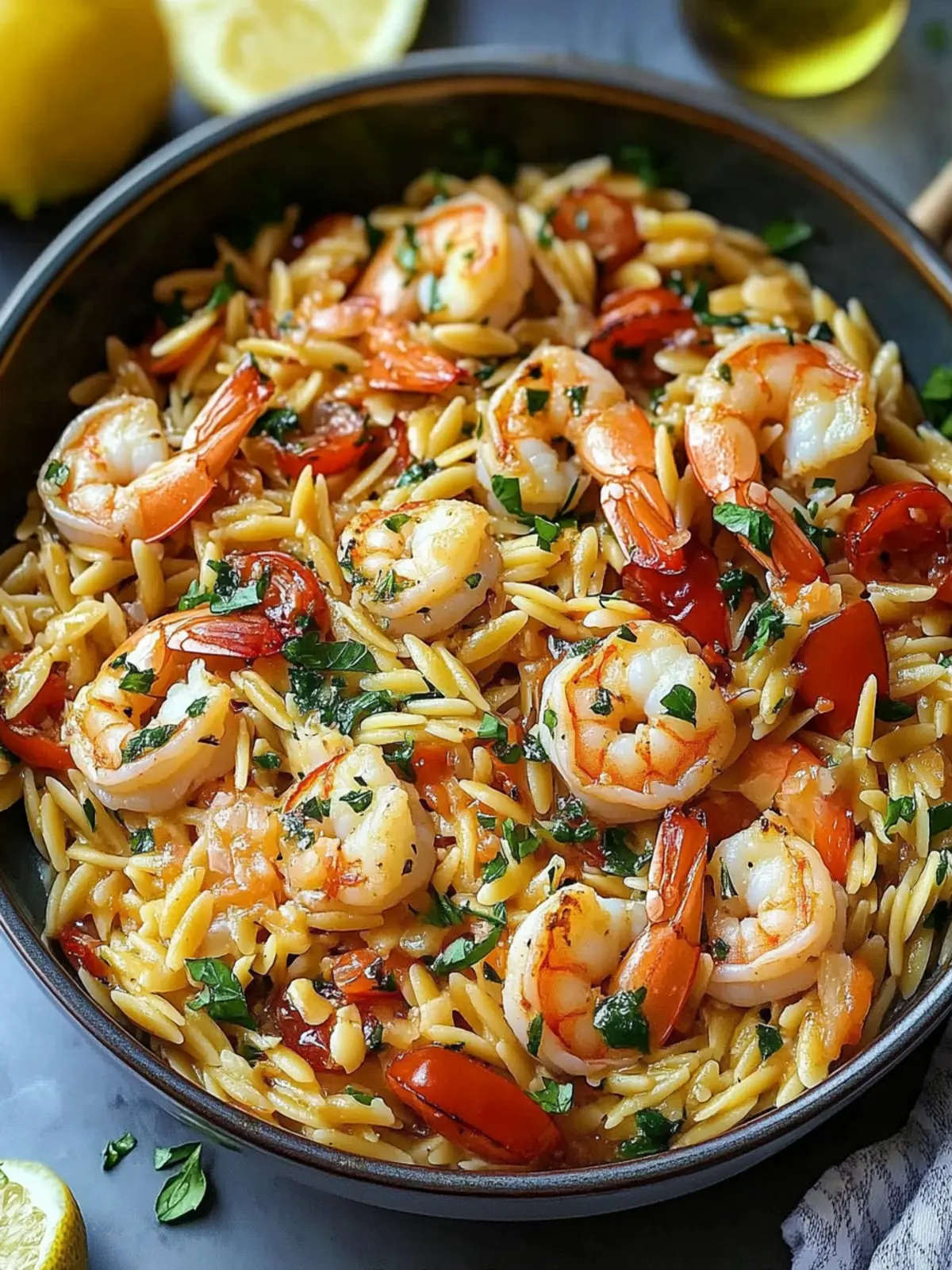 Mediterranean Shrimp Orzo: Your New Favorite One-Pan Meal 2 Mediterranean Shrimp Orzo