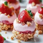 Delicious Strawberry Cheesecake Crunch Bites in 30 Minutes 7 Strawberry Cheesecake Crunch Bites