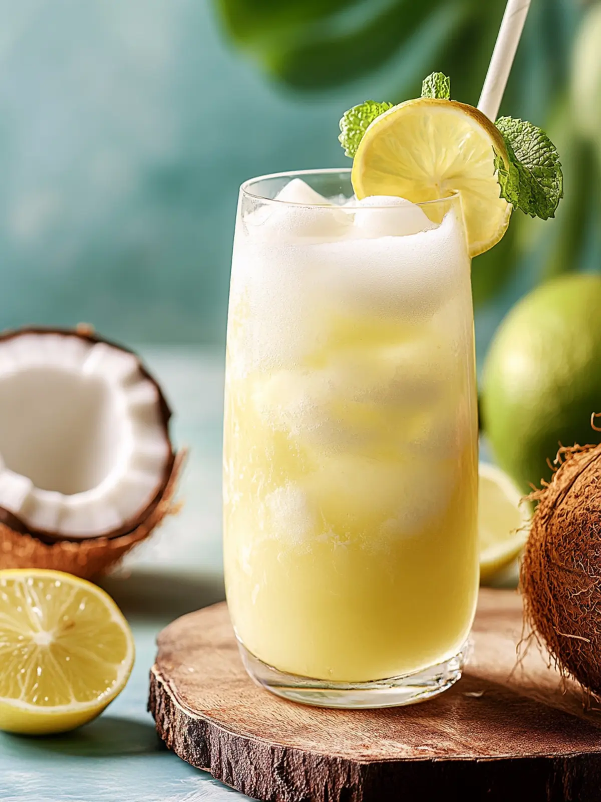 Deliciously Refreshing Brazilian Lemonade with Coconut Bliss 2 Brazilian Lemonade with Coconut