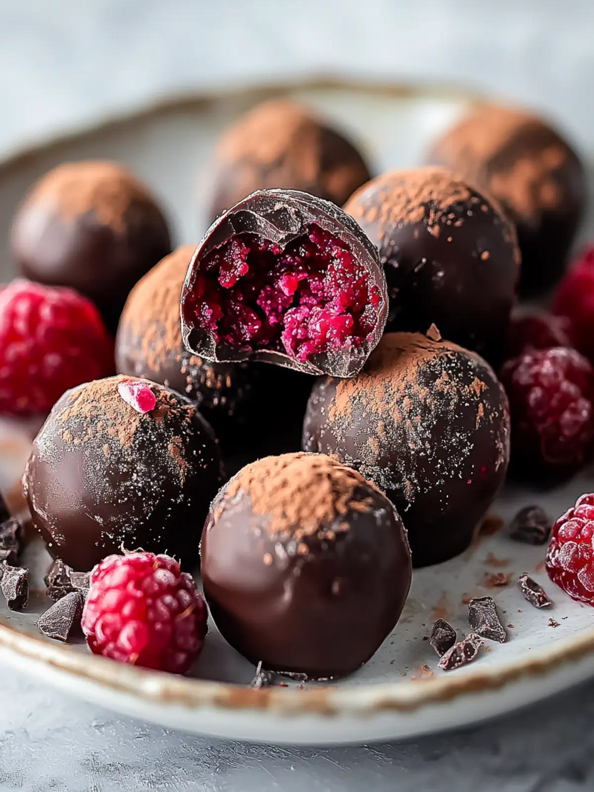 Irresistible Dark Chocolate Raspberry Truffles for Any Occasion 5 Dark Chocolate Raspberry Truffles