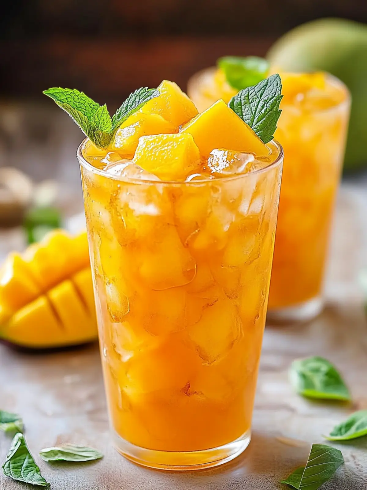 Homemade Mango Iced Tea – Refreshingly Fruity Summer Sipper 5 Homemade Mango Iced Tea – Fresh & Fruity!