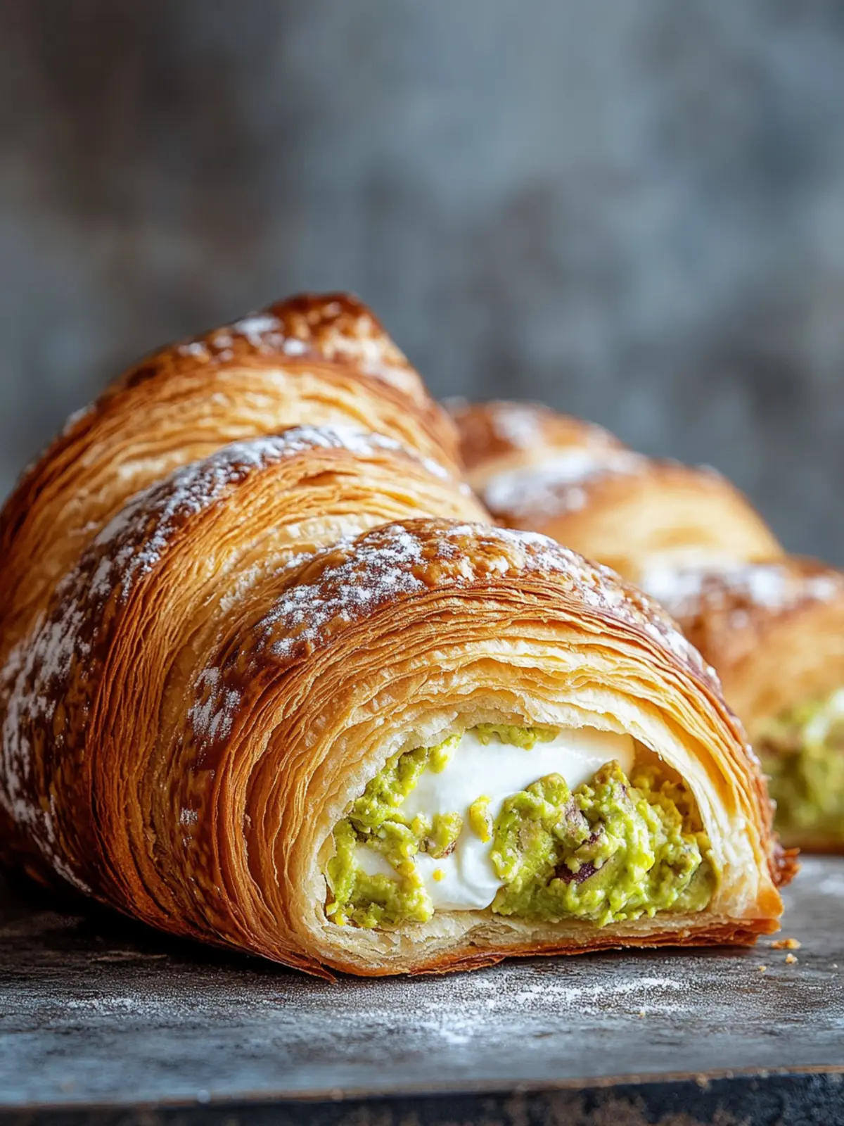 Pistachio Cream Croissant Recipe for a Luxurious Breakfast Treat 4 Pistachio Cream Croissant