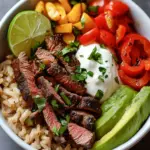 Steak Fajita Power Bowls: A Flavorful Meal Prep Favorite 6 Steak Fajita Power Bowls