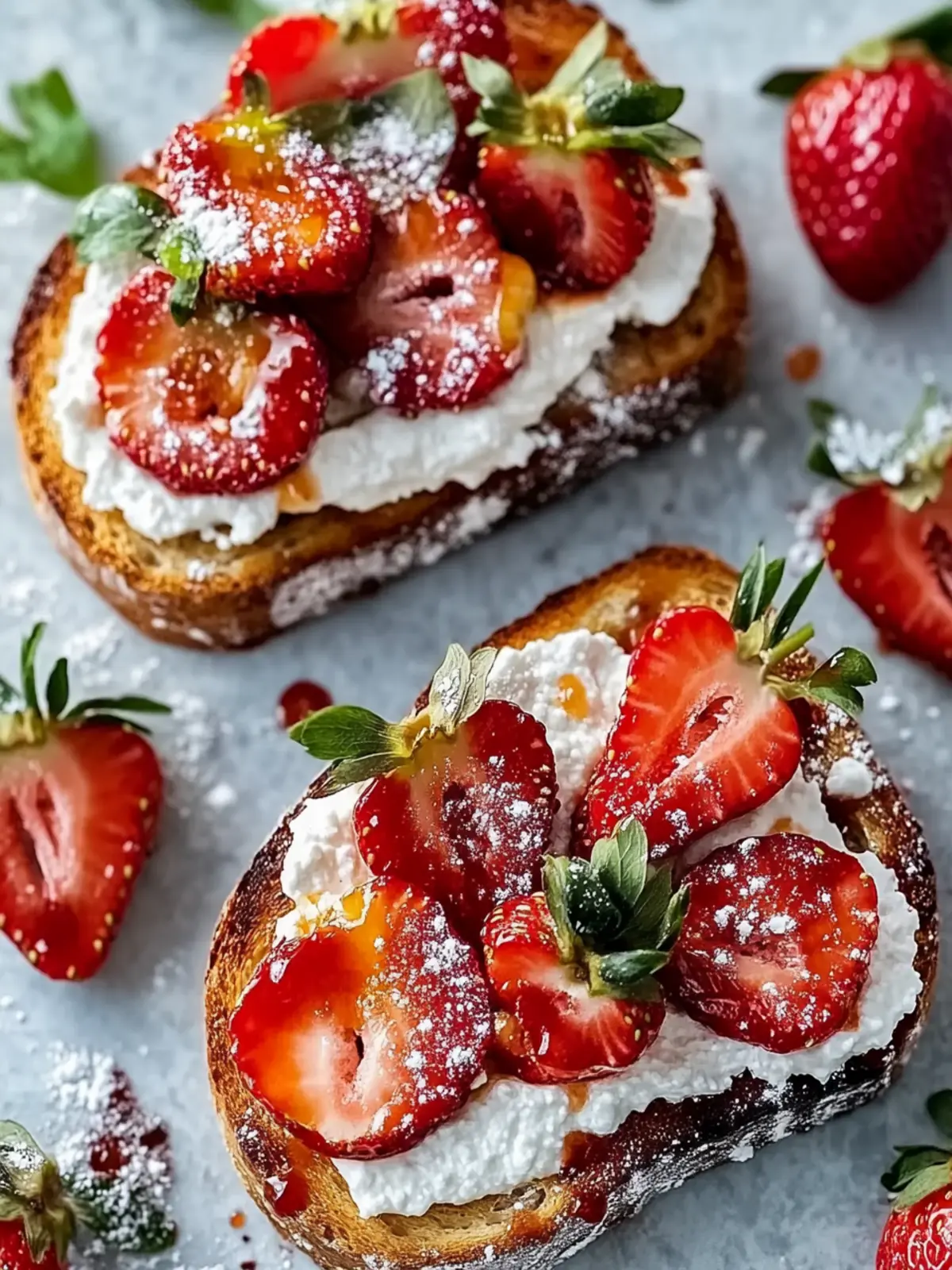 Delicious Roasted Strawberry Ricotta Toast for Joyful Mornings 3 Roasted Strawberry Ricotta Toast