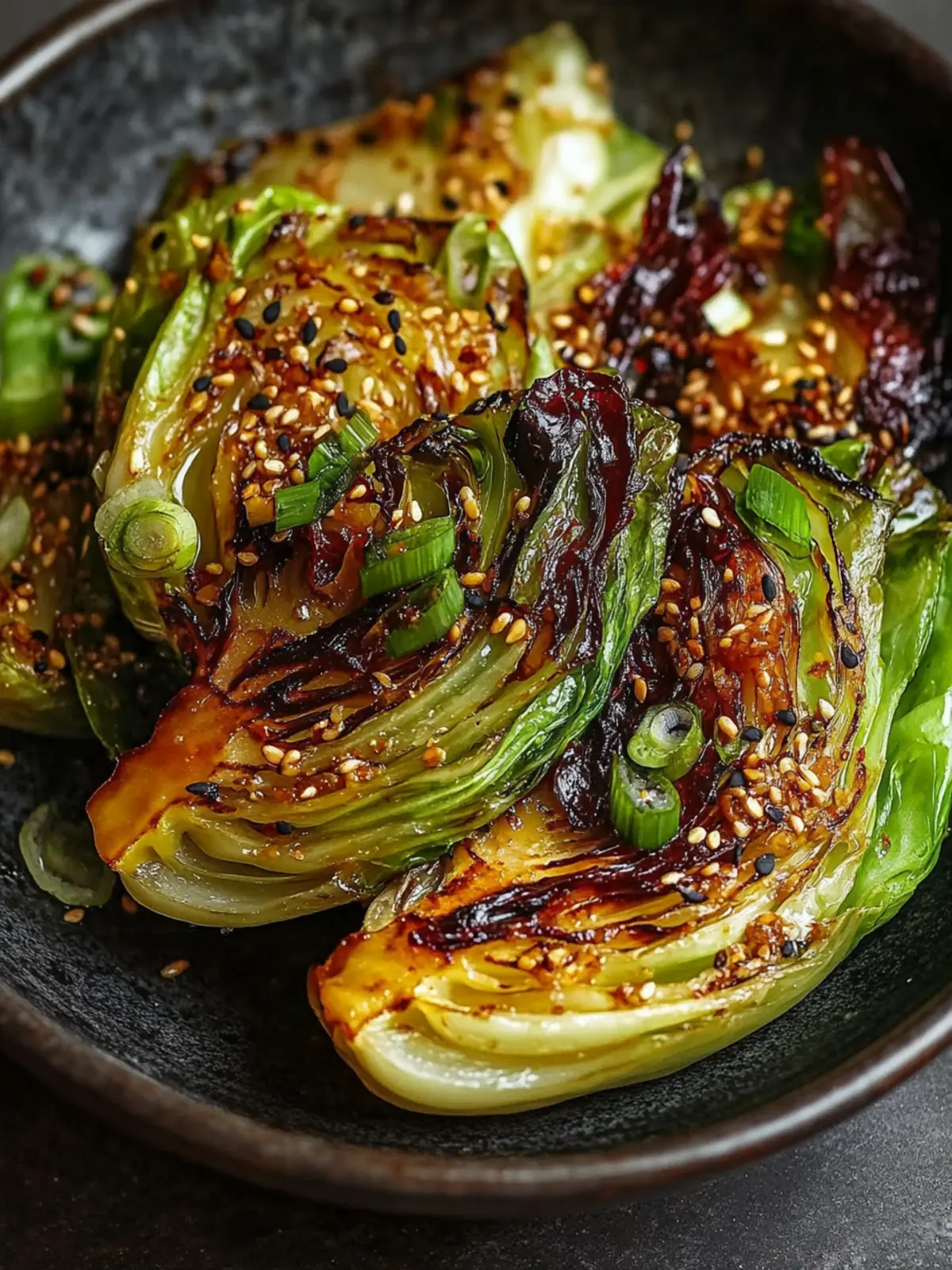 Charred Cabbage with Ssamjang Butter for Gourmet Home Dining 4 Charred Cabbage with Ssamjang Butter