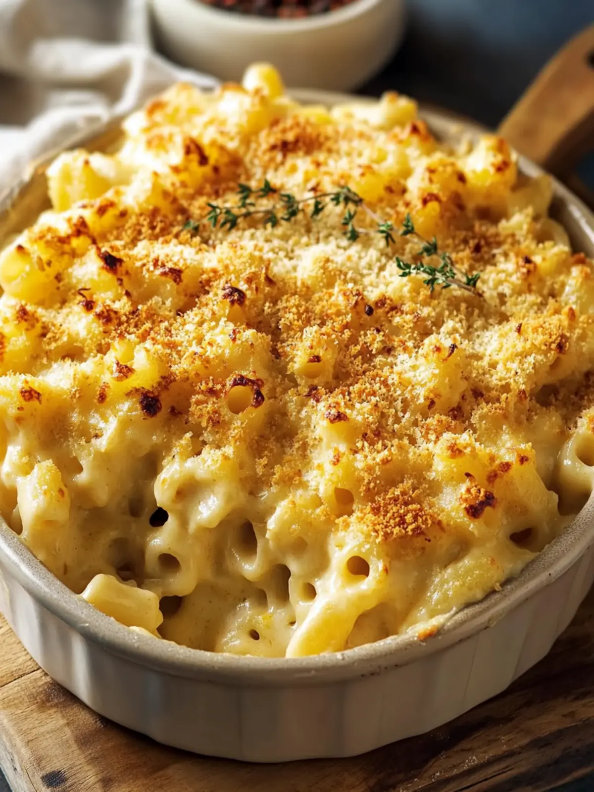 Melty Three-Cheese Baked Mac & Cheese for Ultimate Comfort 4 Three-Cheese Baked Mac & Cheese