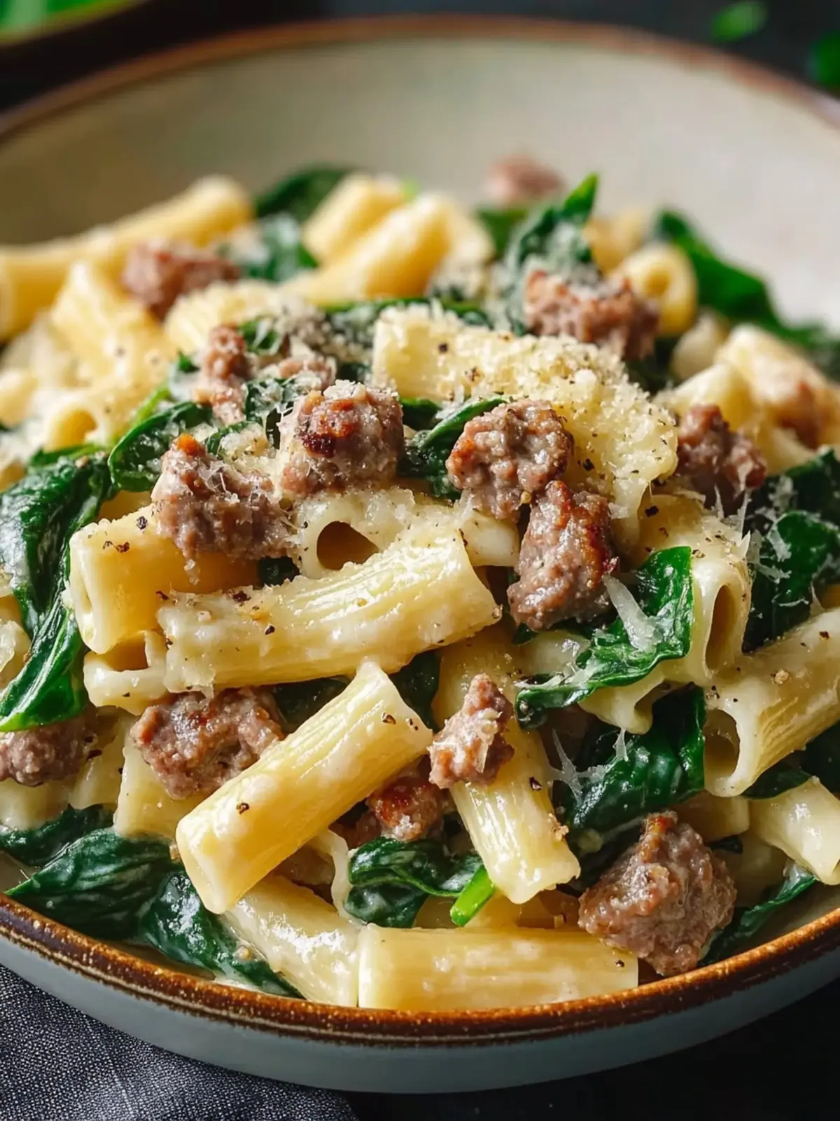 Satisfying Sausage & Spinach Pasta for Quick Dinners 3 Sausage & Spinach Pasta