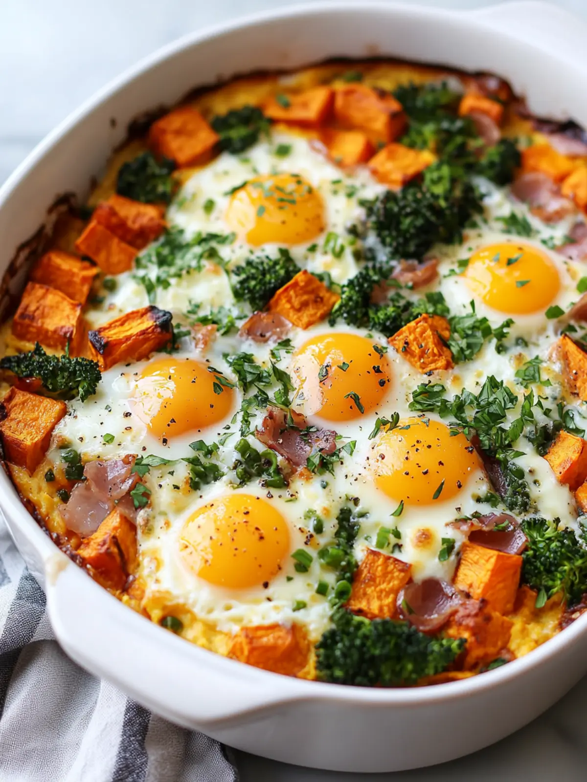 Protein-Packed Sweet Potato Egg Casserole for a Hearty Breakfast 2 Protein-Packed Sweet Potato Egg Casserole