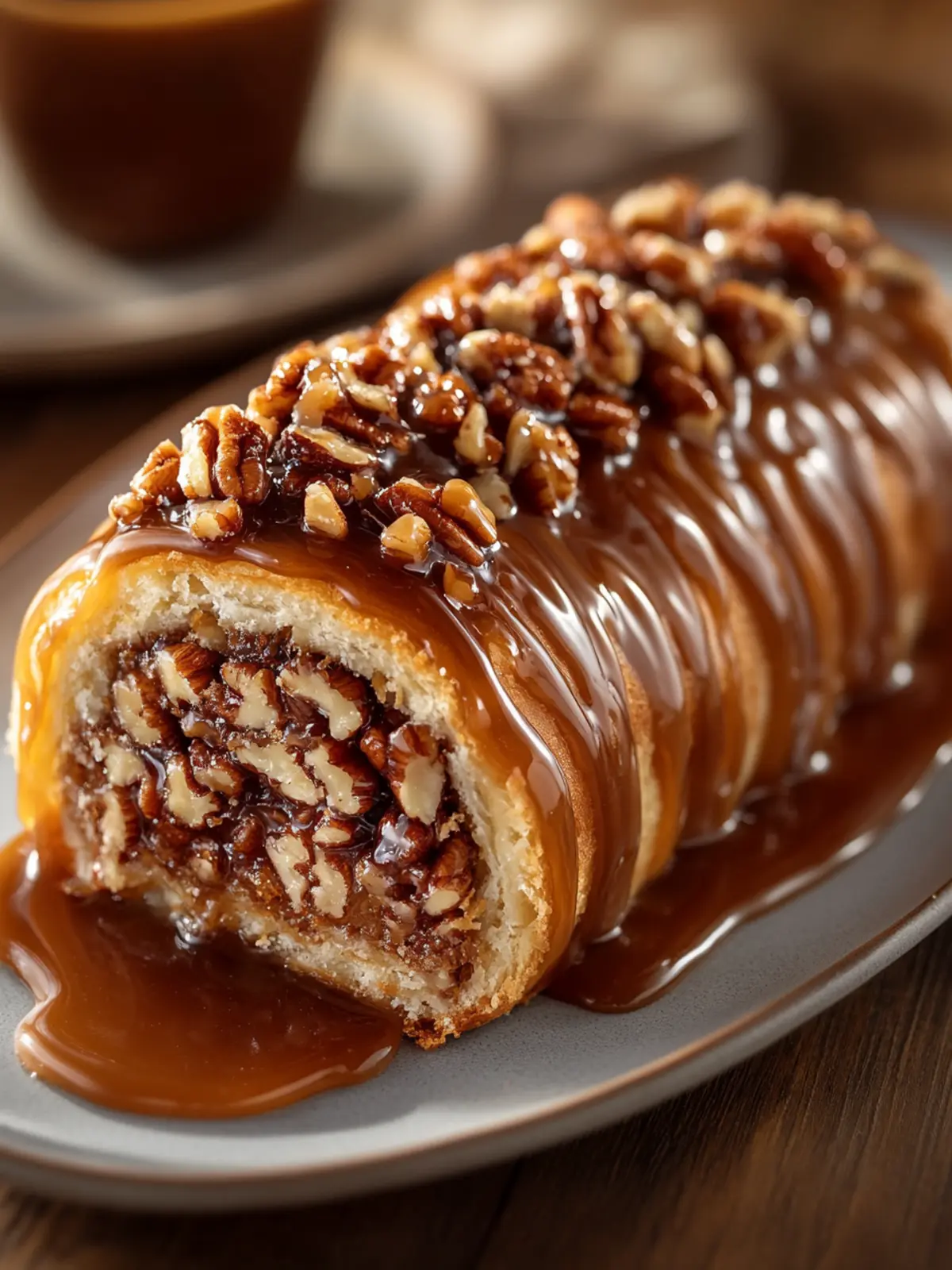 Decadent Caramel Candy Pecan Roll Recipe Everyone Will Love 3 Caramel Candy Pecan Roll