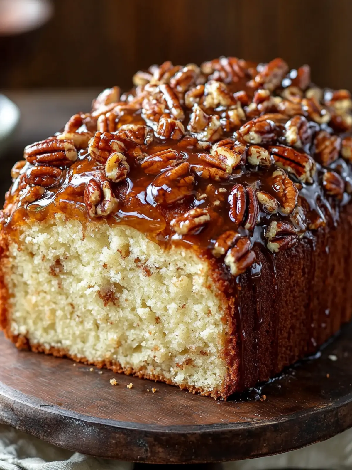 Pecan Praline Buttermilk Loaf Cake: Moist Bliss Awaits! 3 Pecan Praline Buttermilk Loaf Cake