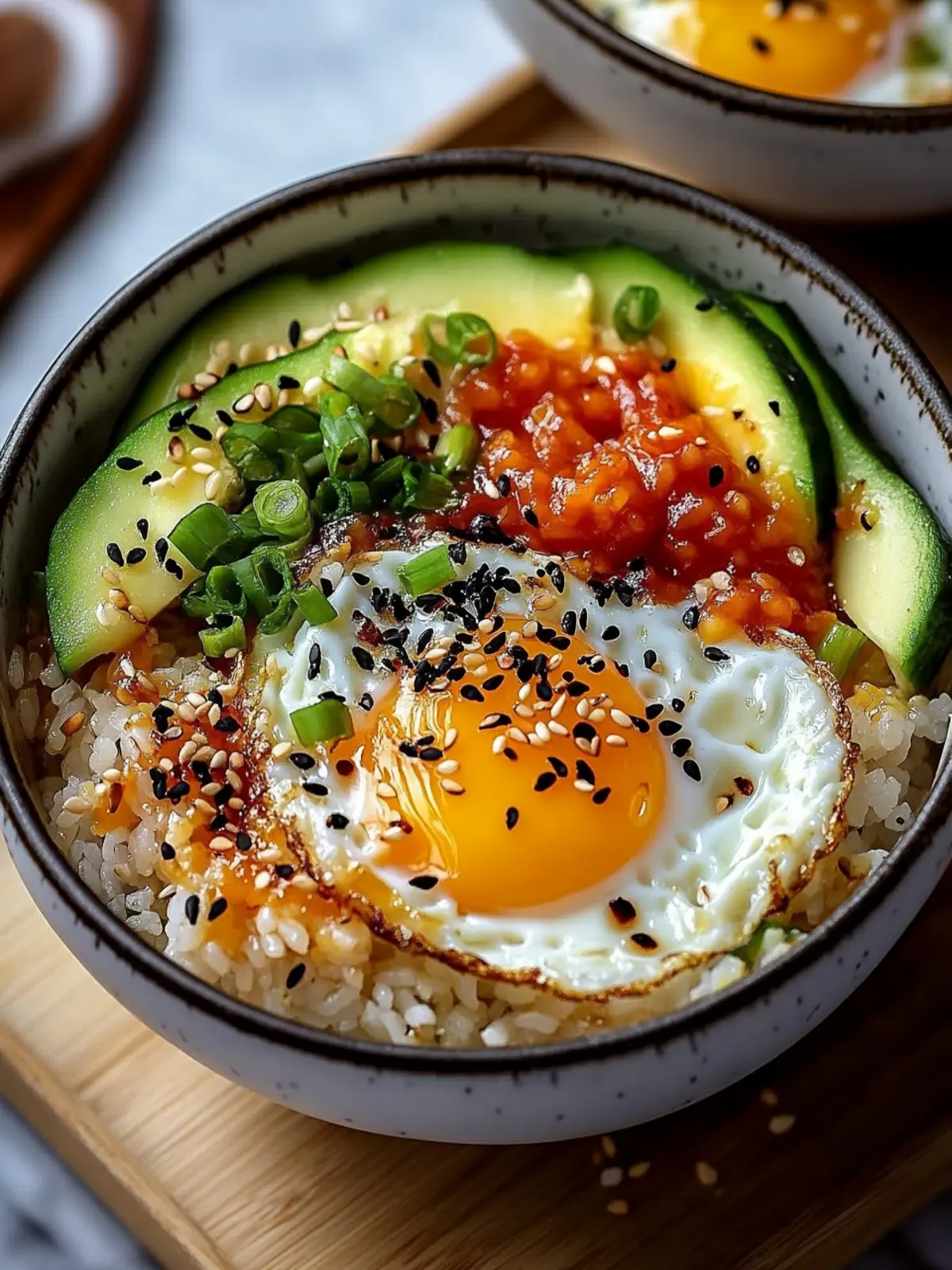 Delicious Runny Egg Rice Bowl: Quick Comfort in 15 Minutes 2 Runny Egg Rice Bowl