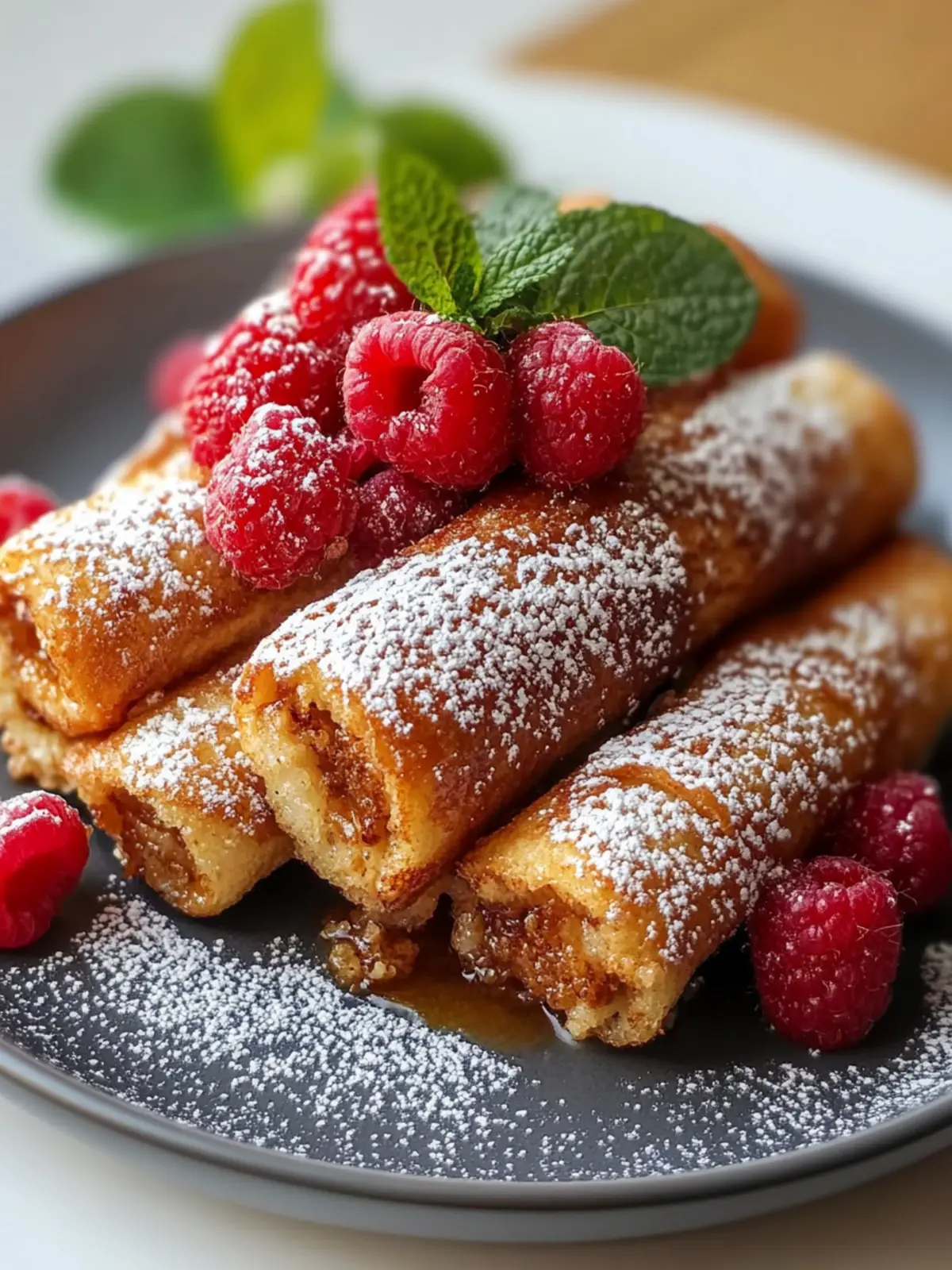 Biscoff Stuffed French Toast Roll Ups: Sweet Brunch Magic 4 Biscoff Stuffed French Toast Roll Ups