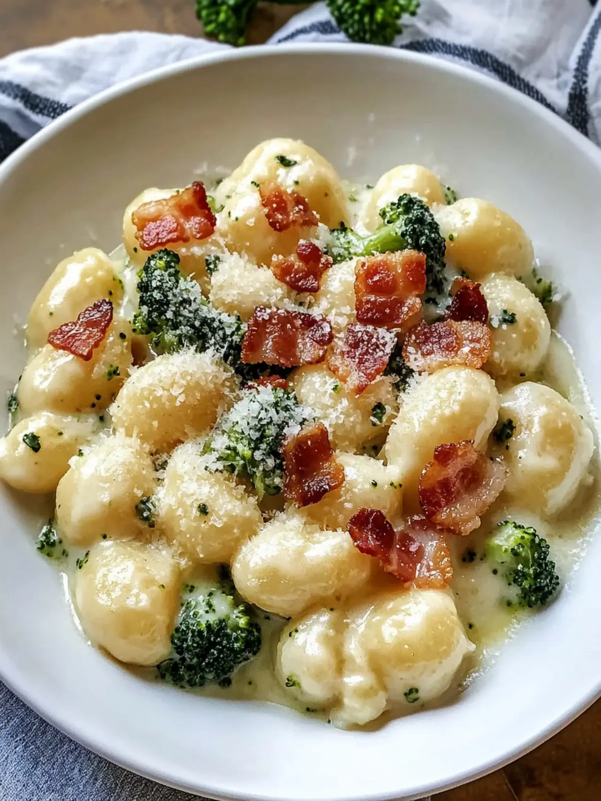 Creamy Boursin Bacon Broccoli Gnocchi Ready in 35 Minutes 5 Boursin Bacon Broccoli Gnocchi
