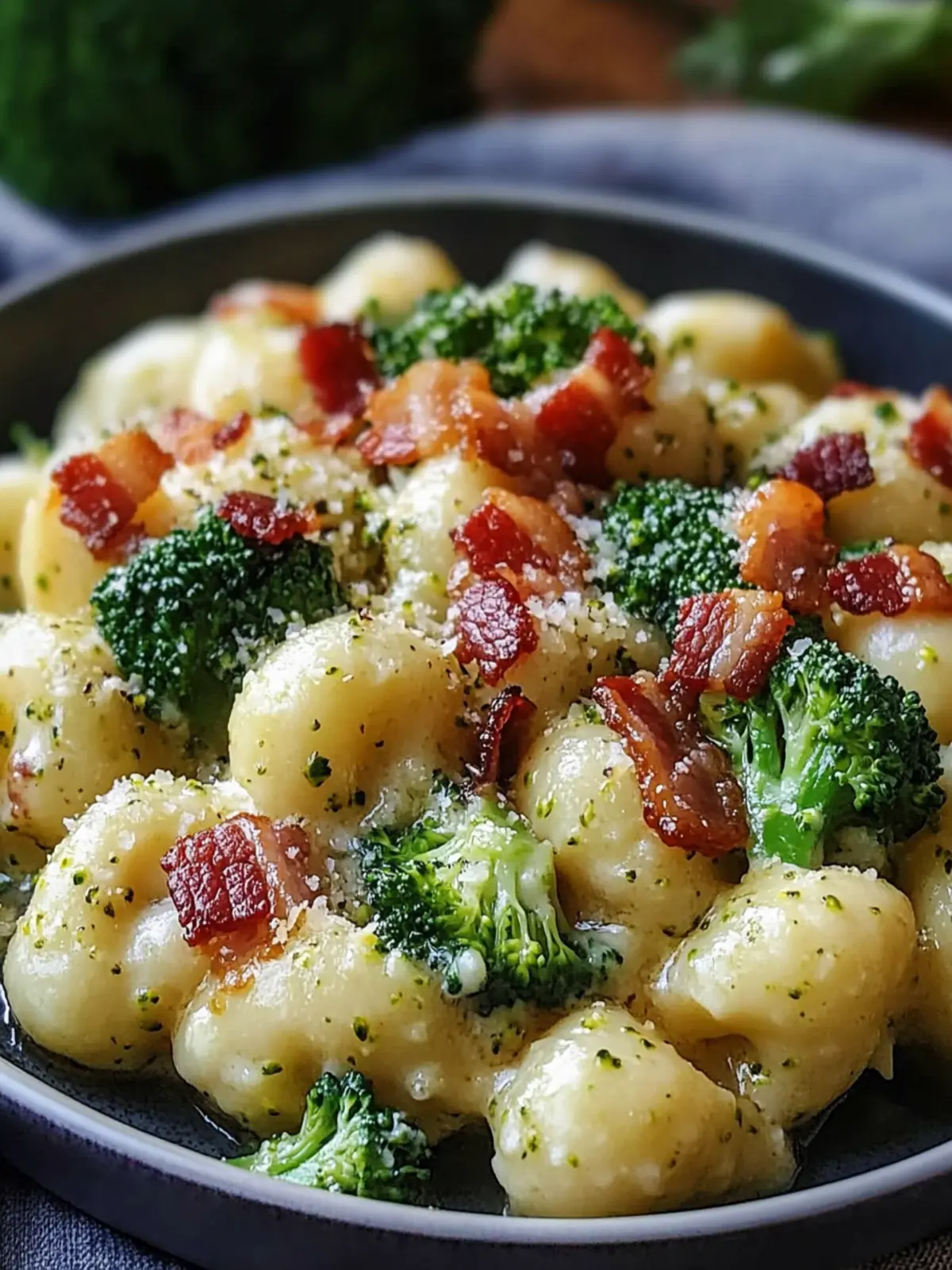Creamy Boursin Bacon Broccoli Gnocchi Ready in 35 Minutes 4 Boursin Bacon Broccoli Gnocchi