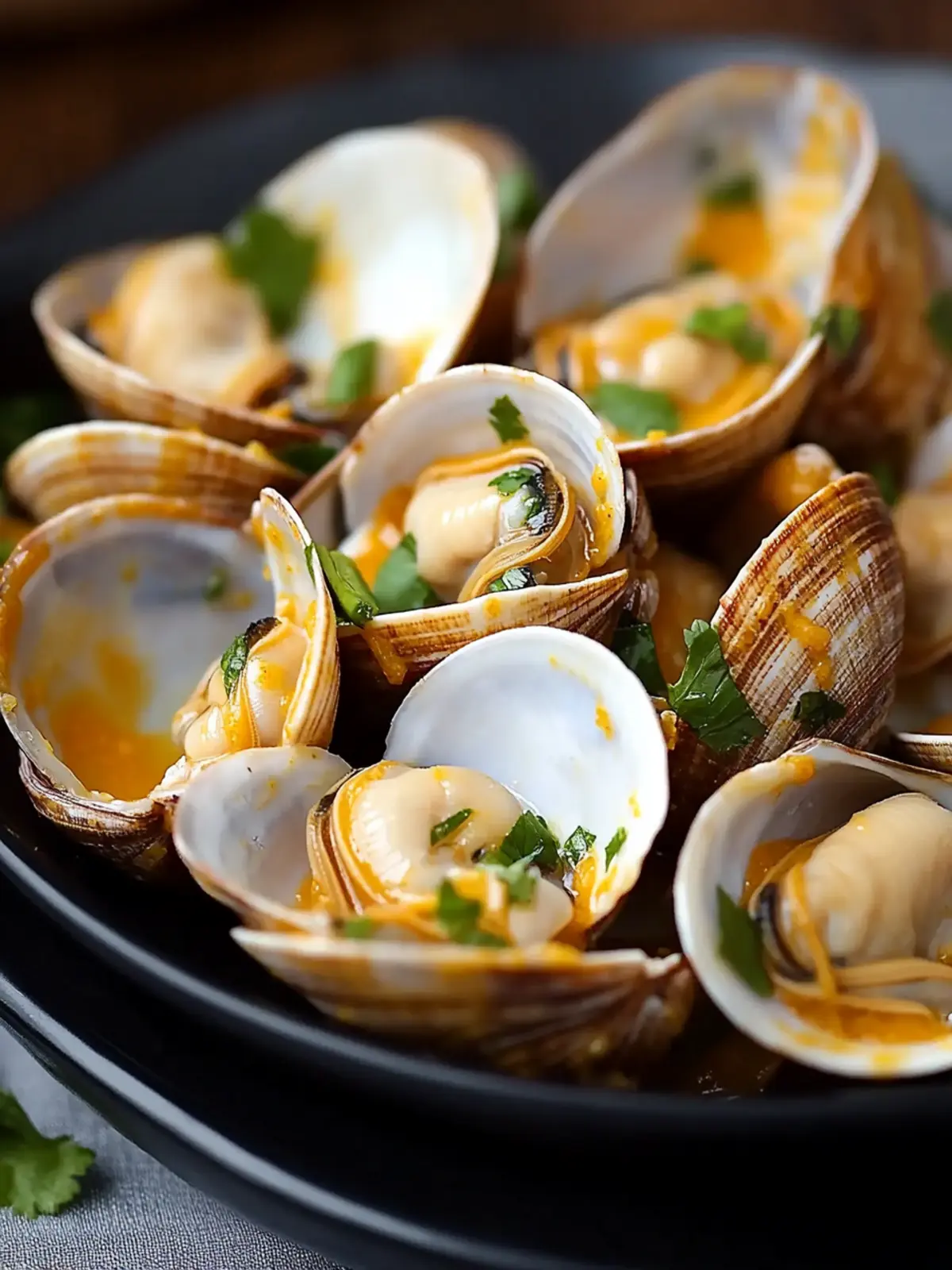 Red Curry, Coconut, and Ginger Infused Steamed Clams Delight 2 Red Curry, Coconut, and Ginger Infused Steamed Clams