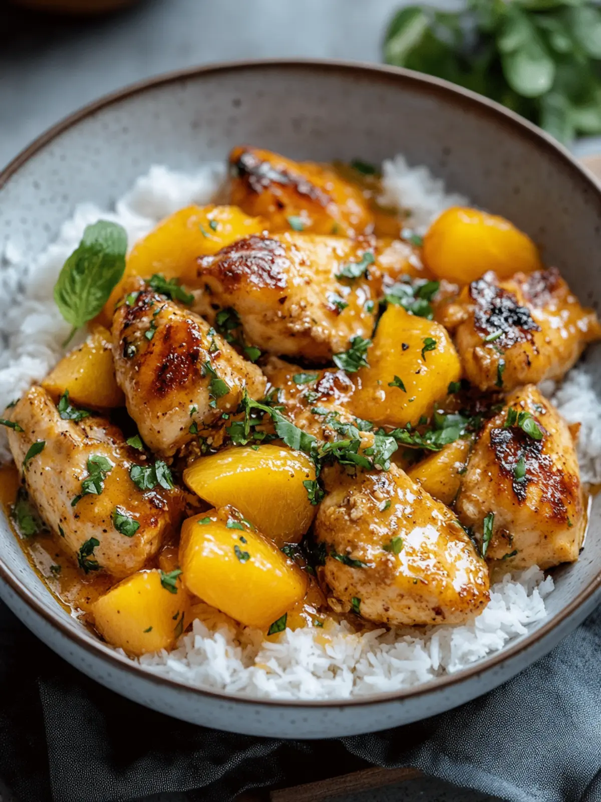 Coconut Peach Chicken: A Tropical Summer Delight in 30 Minutes 3 Coconut Peach Chicken