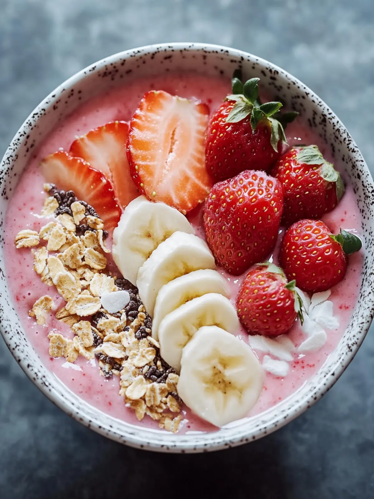 Strawberry Smoothie Bowl: Boost Your Breakfast Game Today 4 Strawberry Smoothie Bowl