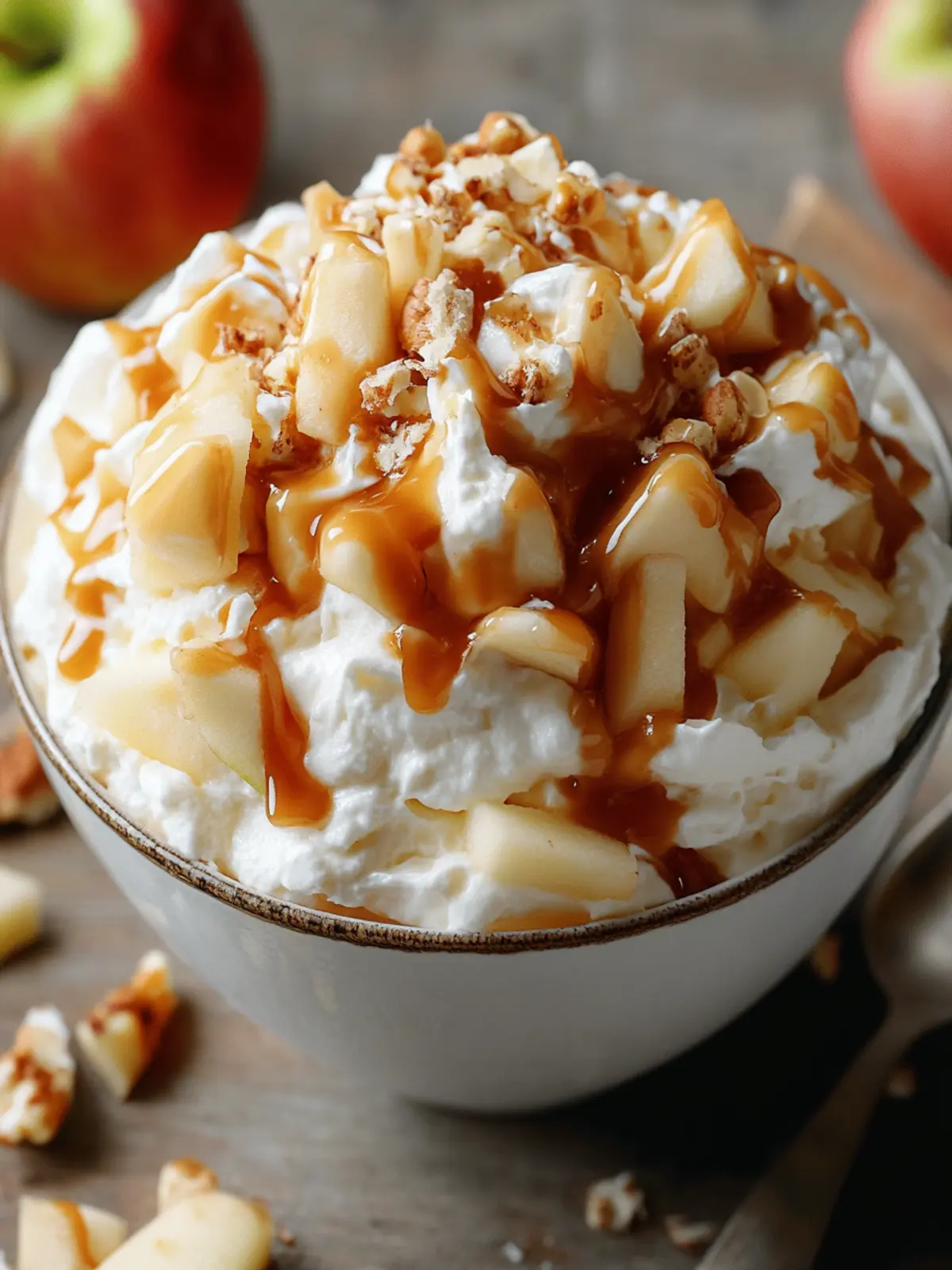 Delicious Caramel Apple Fluff: Quick No-Bake Dessert Bliss 4 Caramel Apple Fluff