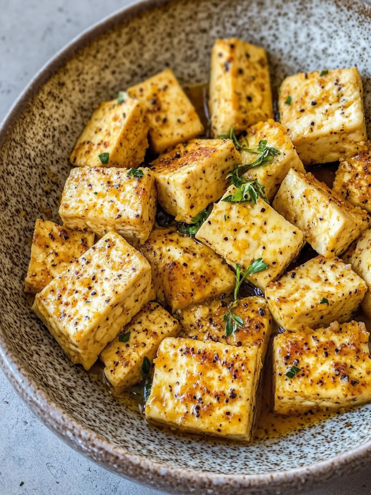 Zesty Lemon Pepper Tofu That's Crispy and Protein-Packed 4 Lemon Pepper Tofu