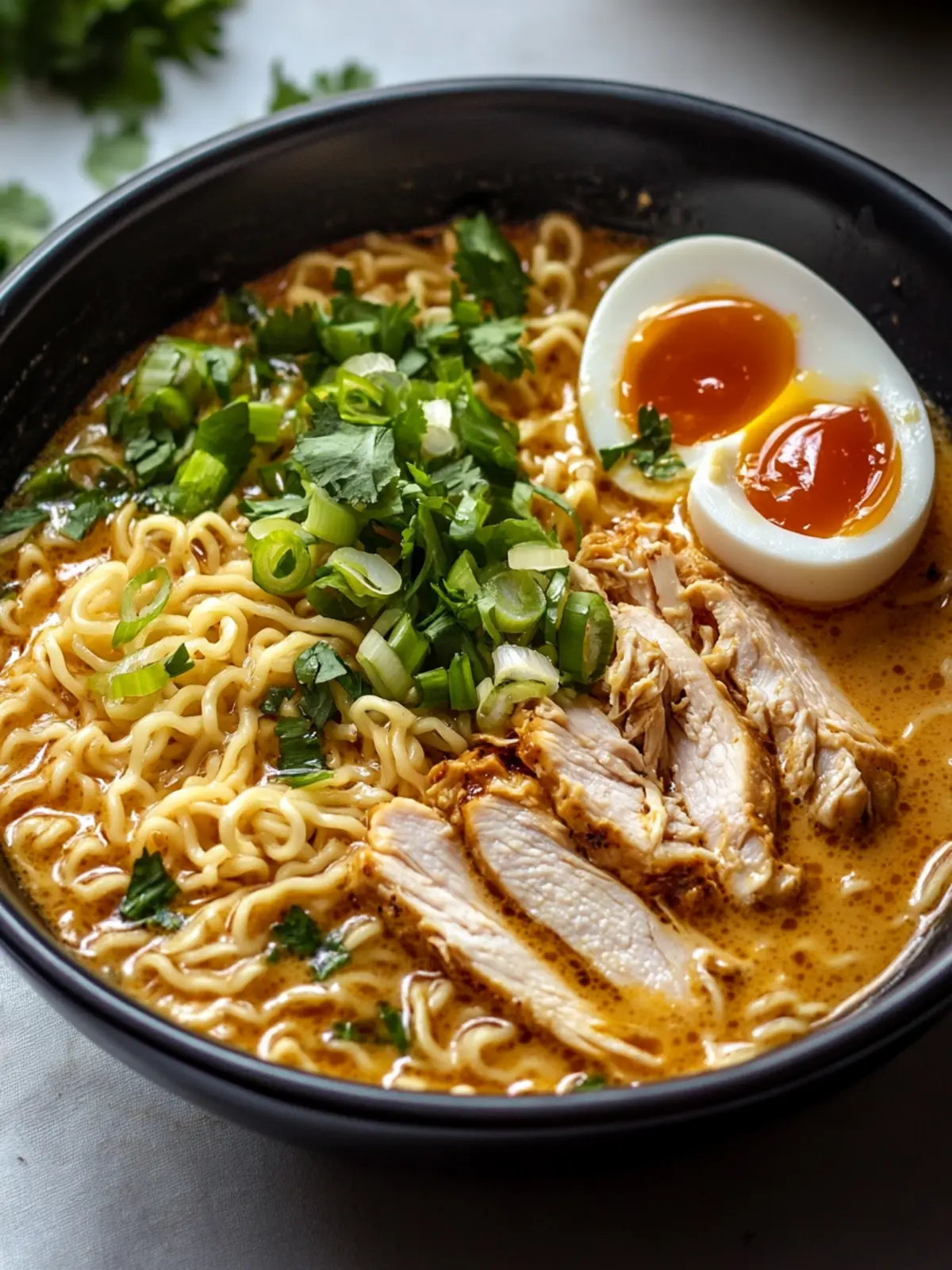 Creamy Sriracha Chicken Ramen for Your Cozy Weeknight Fix 4 Creamy Sriracha Chicken Ramen