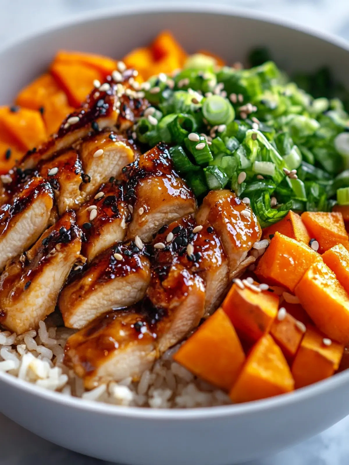 Teriyaki Chicken Sweet Potato Rice Bowl Your New Family Favorite 5 Teriyaki Chicken Sweet Potato Rice Bowl
