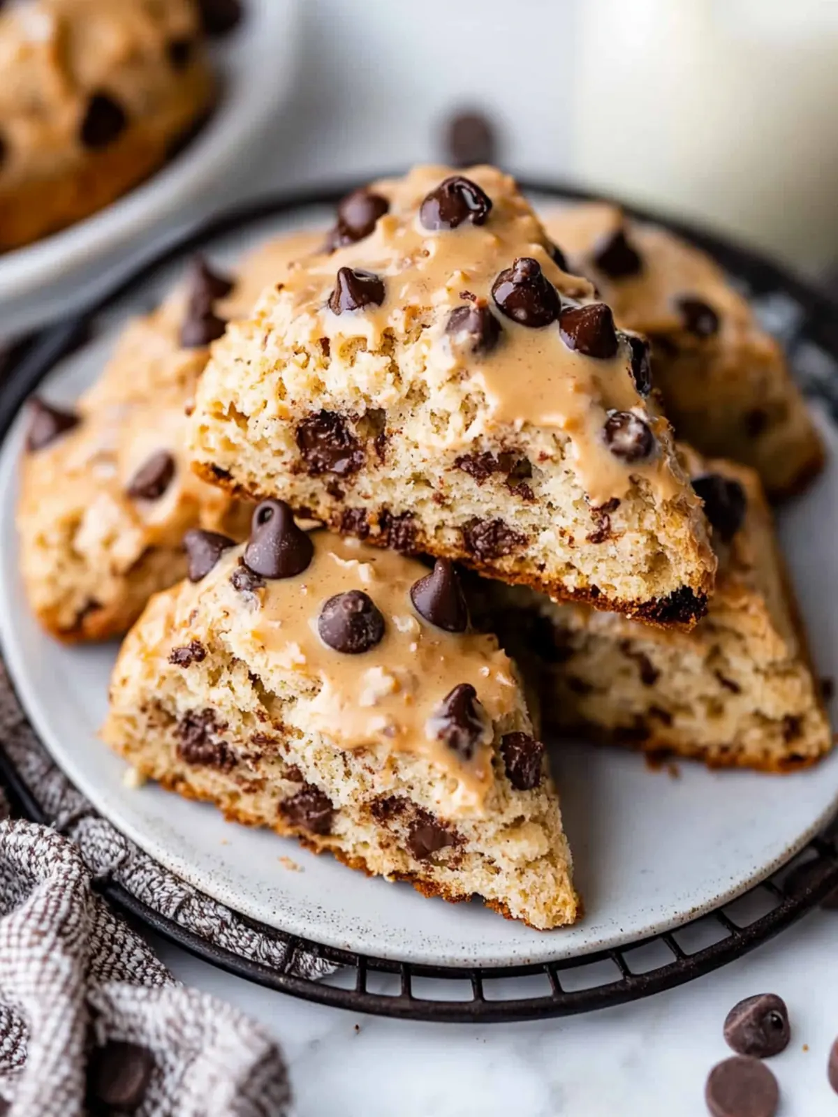 Indulge in Chocolate Chip Coffee Scones Recipe for Blissful Mornings 2 Chocolate Chip Coffee Scones Recipe