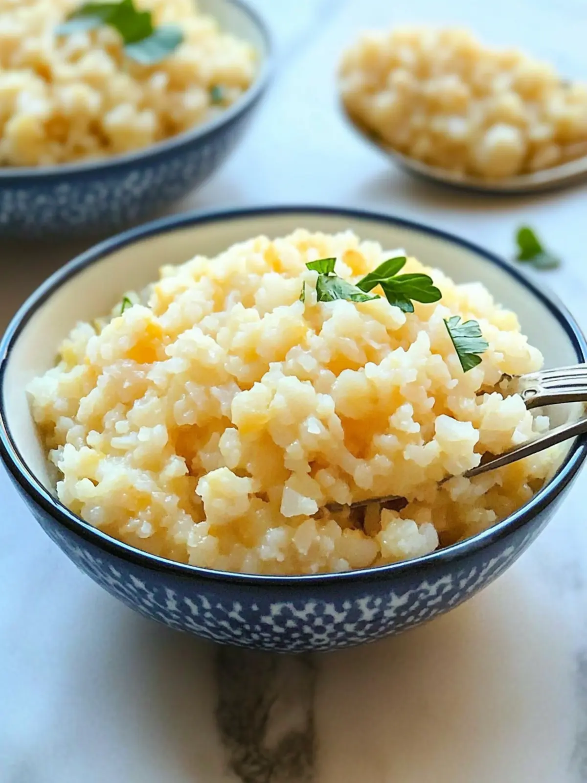 Creamy Easy Cheesy Cauliflower Rice That's Keto Heaven 2 Easy Cheesy Cauliflower Rice