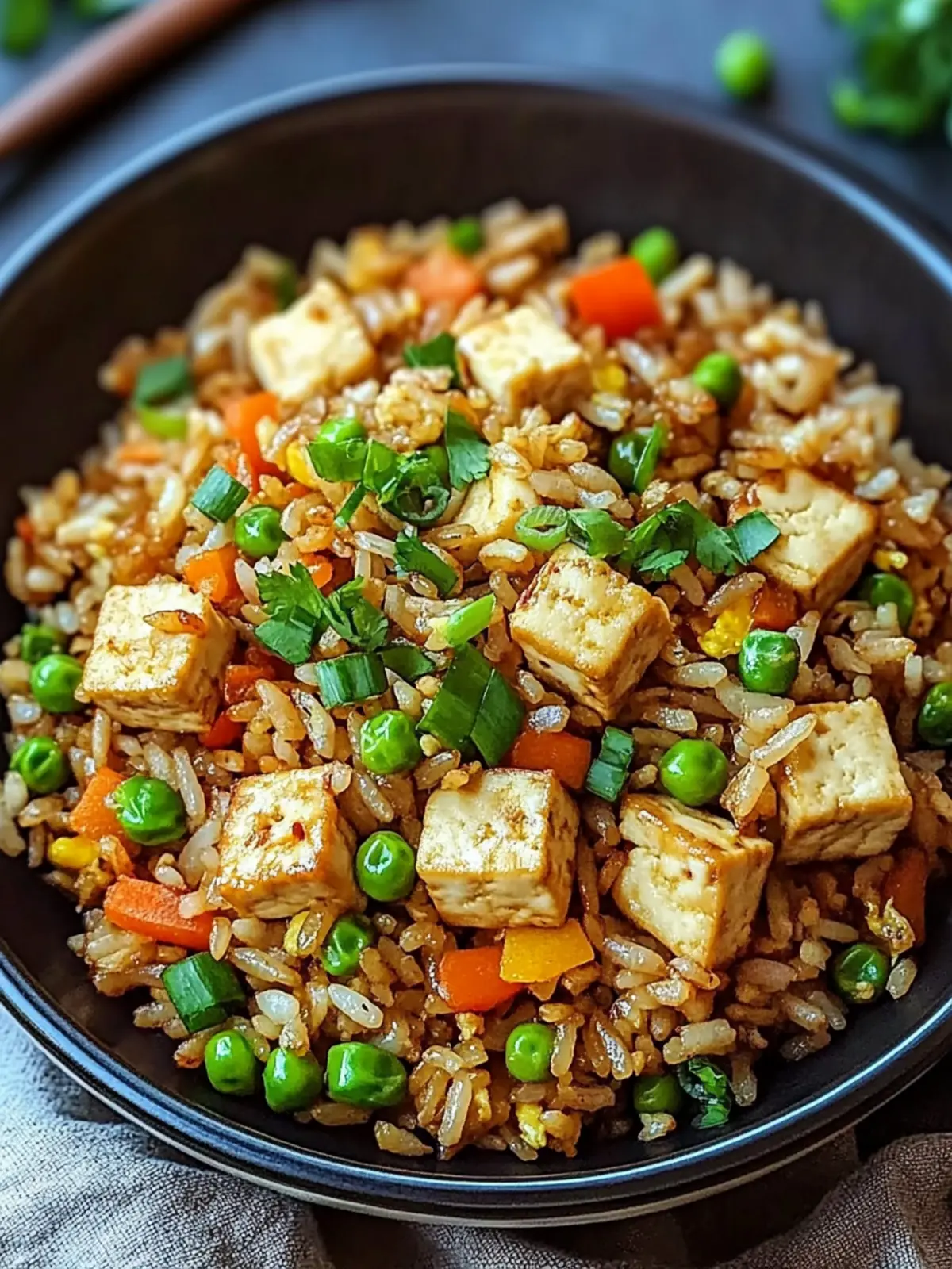 Savory Tofu Fried Rice: A Quick Vegan Delight You'll Love 3 Tofu Fried Rice