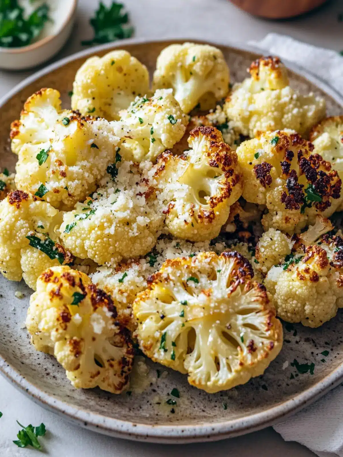 Garlic Parmesan Roasted Cauliflower: Your New Favorite Side Dish 5 Garlic Parmesan Roasted Cauliflower