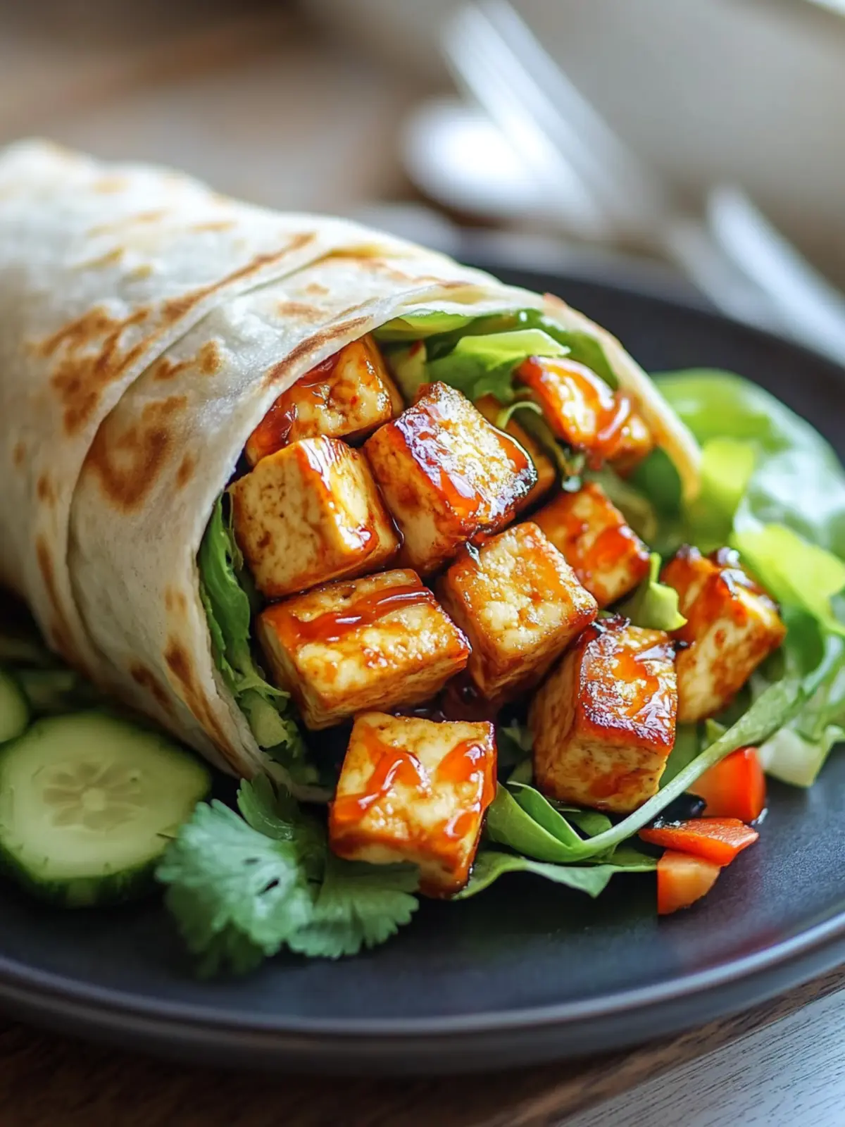 Sriracha Honey Tofu Wraps: A Sweet, Spicy Flavor Bomb 4 Sriracha Honey Tofu Wraps