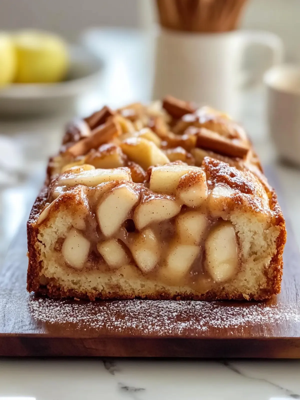 Cinnamon Apple Fritter Bread Loaf for Cozy Mornings at Home 3 Cinnamon Apple Fritter Bread Loaf