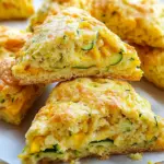 Cheesy Zucchini Cheddar Scones for Perfect Brunch Vibes 2 Zucchini Cheddar Scones